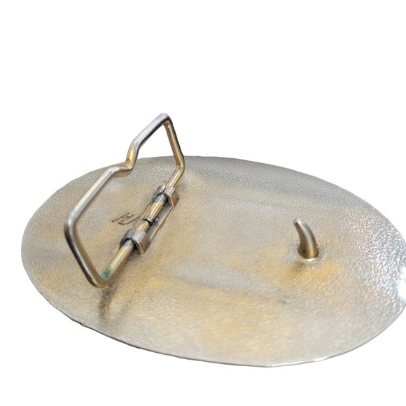 The State of Texas Lone Star Solid Metal Oval Belt Buckle - Picture 5 of 8